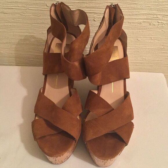 Dolce Vita Jaime Suede Cork Wedge Sandal NWOT - Picture 3 of 7